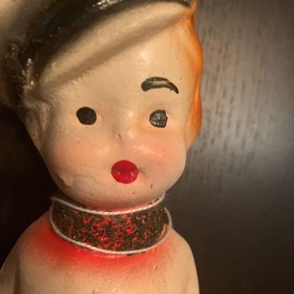 COPY - • VINTAGE 60s • ceramic Gorgeous mod fab lady mini Statuette • - Picture 2 of 15